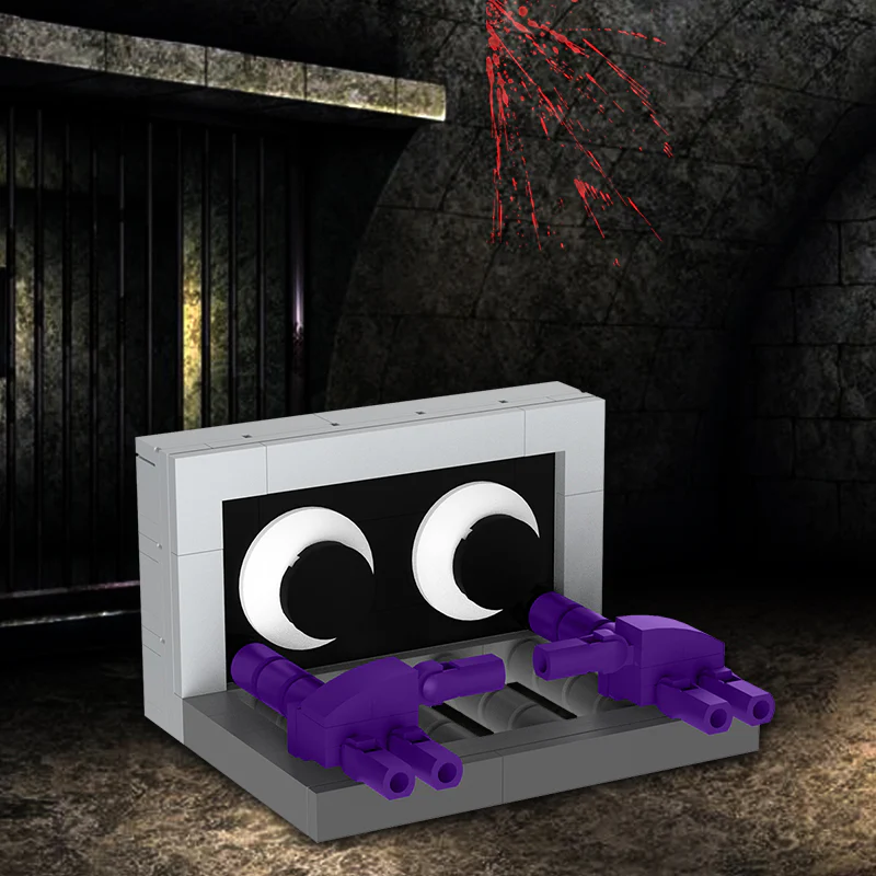 GOBRICKS MOC A0056 Rainbow Friends-Purple - YWOBB