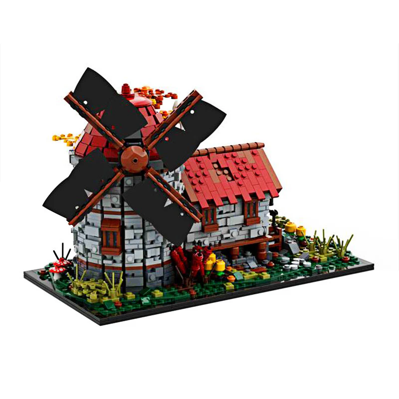 MOC 58912 Medieval Windmill - YWOBB