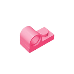 GOBRICKS GDS-811 Modified 1 x 2 with Pin Hole on Top - YWOBB