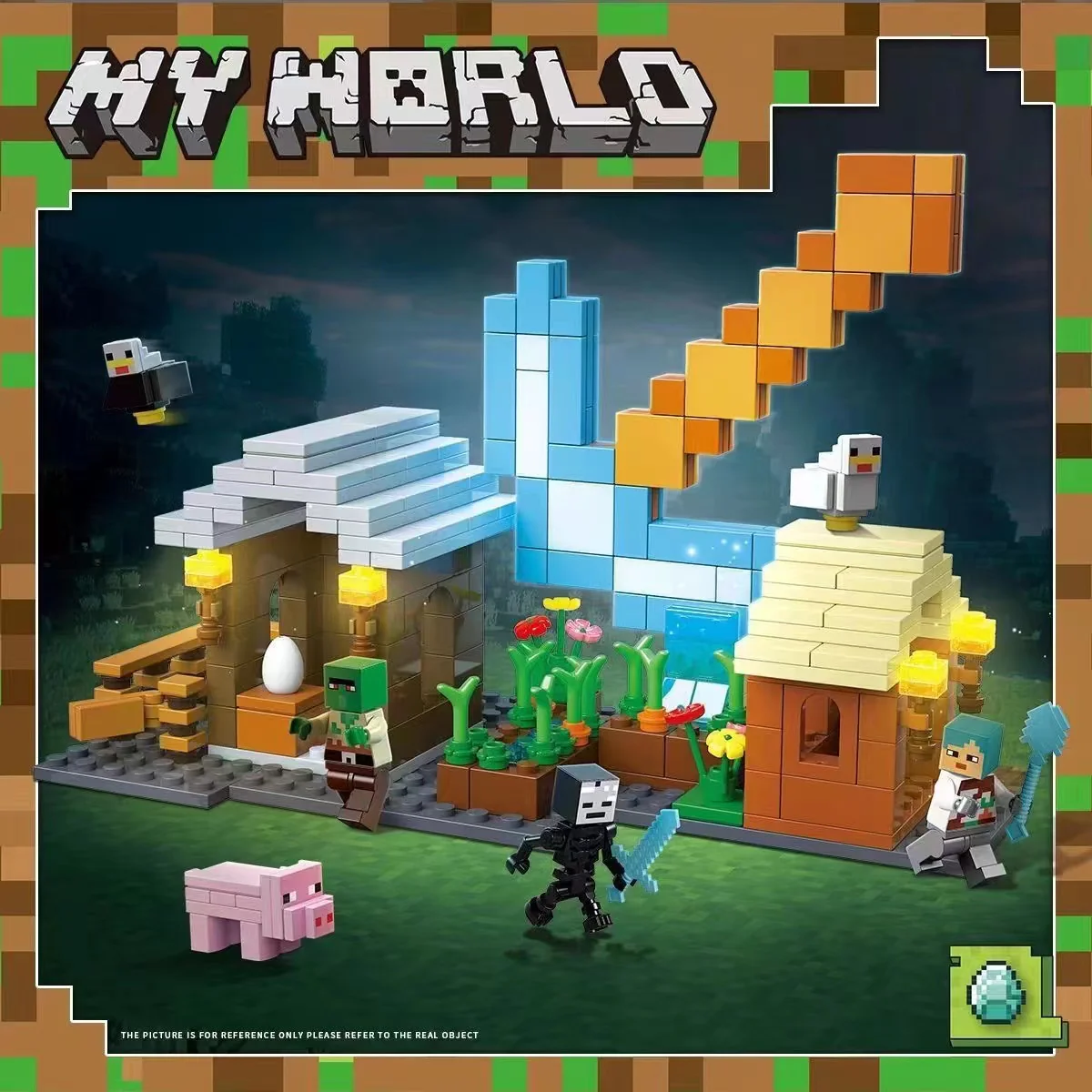 QuanGuan 785 Minecraft Weapon Scene - YWOBB