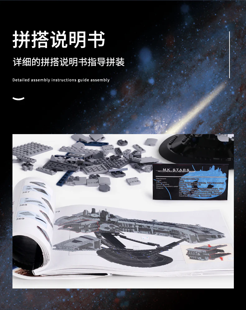 Mould King 21008 Trade Federation Battleship - YWOBB