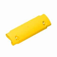 GOBRICKS GDS-1010 Panel Curved 11 x 3 with 2 Pin Holes through Panel Surface - YWOBB