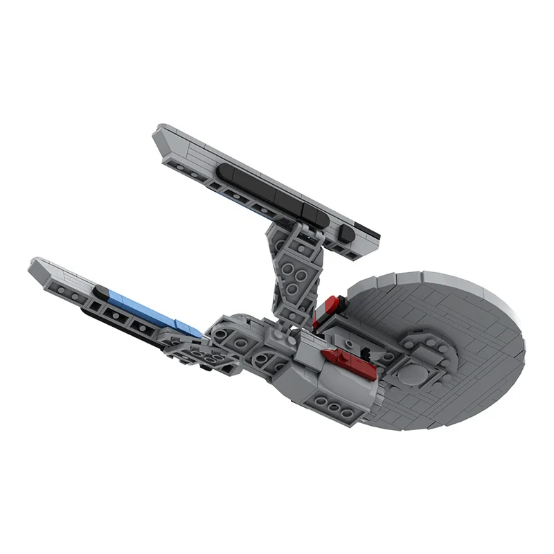 GOBRICKS MOC A0367Y01 Star Trek Enterprise 1701-A - YWOBB