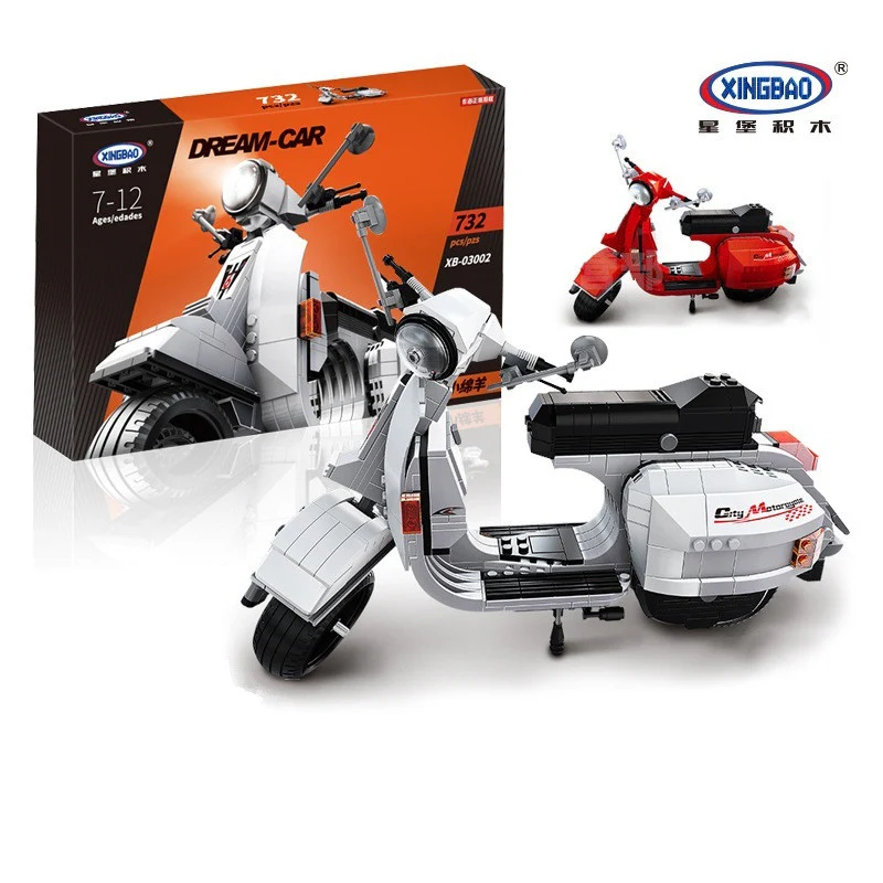 XINGBAO XB-03002 The Vespa P200 Moto - YWOBB