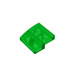 GOBRICKS GDS-659  Curved 2 x 2 - YWOBB