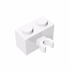 GOBRICKS GDS-651 Modified 1 x 2 with Open O Clip Thick - YWOBB