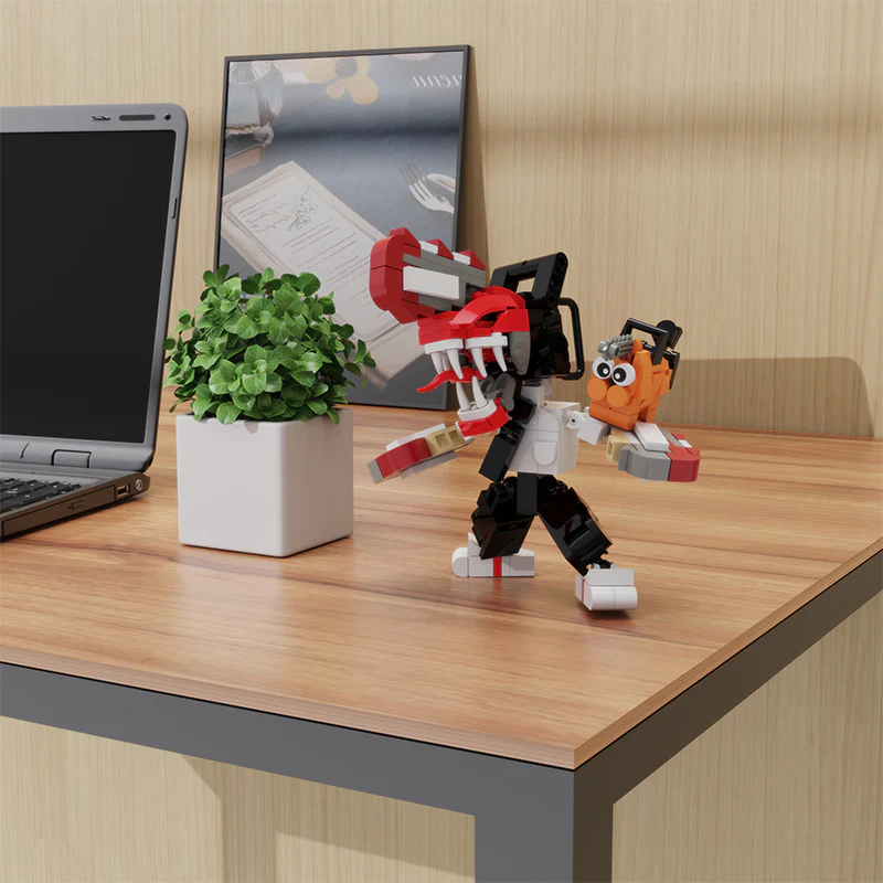 MOC C9206 Chainsaw Man (Denji and Bochita) - YWOBB