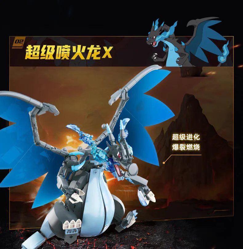 KEEPPLAY K20216 Mega Charizard X OVP EU Warehouse Version - YWOBB