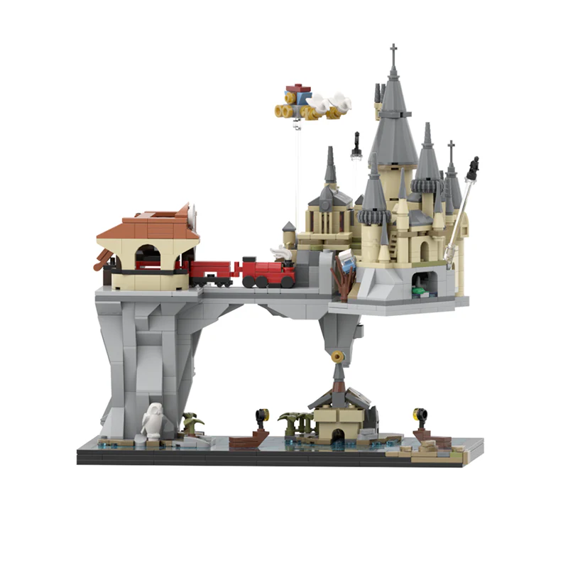GOBRICKS MOC A0665 Harry Potter - Hogwarts Magic Castle - YWOBB