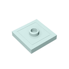 GOBRICKS GDS-805  Modified 2 x 2 with Groove and 1 Stud in Center - YWOBB