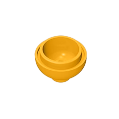 GOBRICKS GDS-1224 Round 2 x 2 Dome Bottom - YWOBB