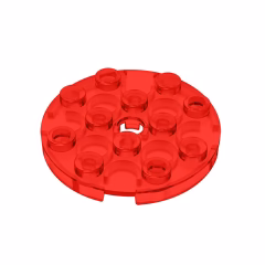 GOBRICKS GDS-841 Round 4 x 4 with Hole - YWOBB