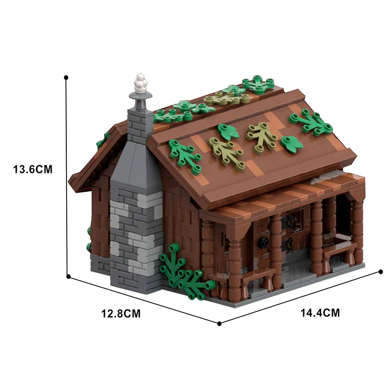 GOBRICKS MOC 136813 Cabin In The Woods - YWOBB