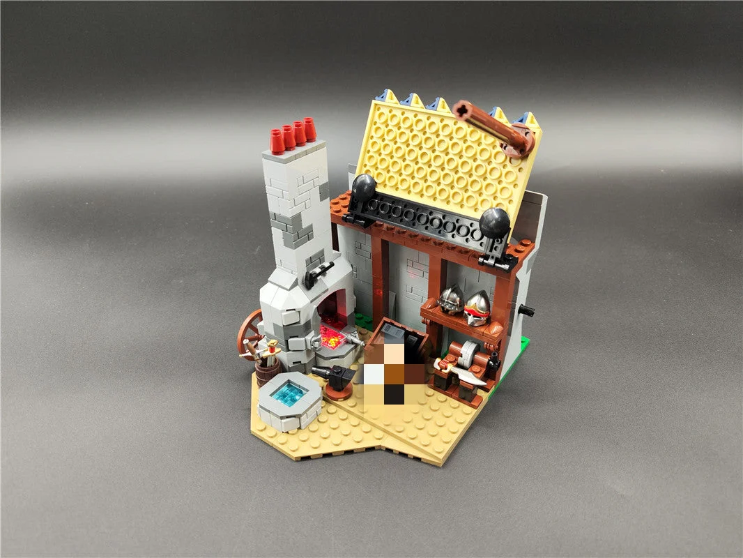 YOURBRICKS 40001 Medival Modular Blacksmith MOC 83224 - YWOBB