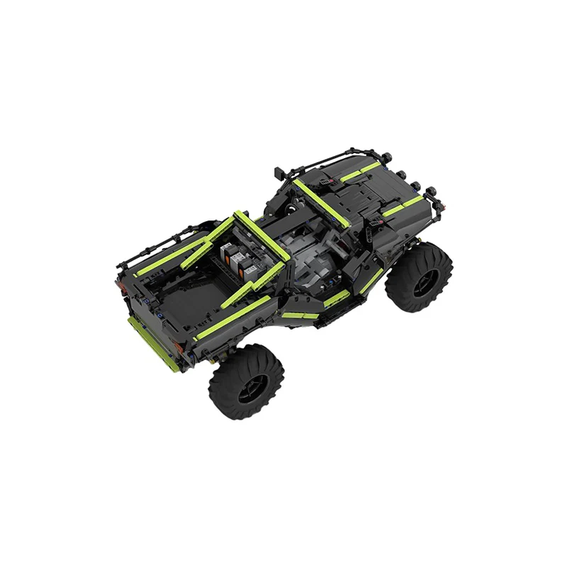 GOBRICKS MOC 166891 Halo Warthog M12-B (Scout Version) - YWOBB