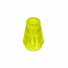GOBRICKS GDS-606 Cone 1 x 1 without Top Groove - YWOBB