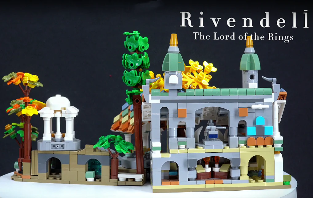 YOURBRICKS MOC 140586 Mini Rivendell Gobricks Pakcage - YWOBB