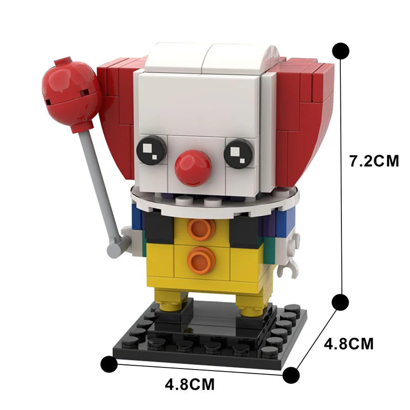 GOBRICKS MOC 30697 It Pennywise Brickheadz - YWOBB