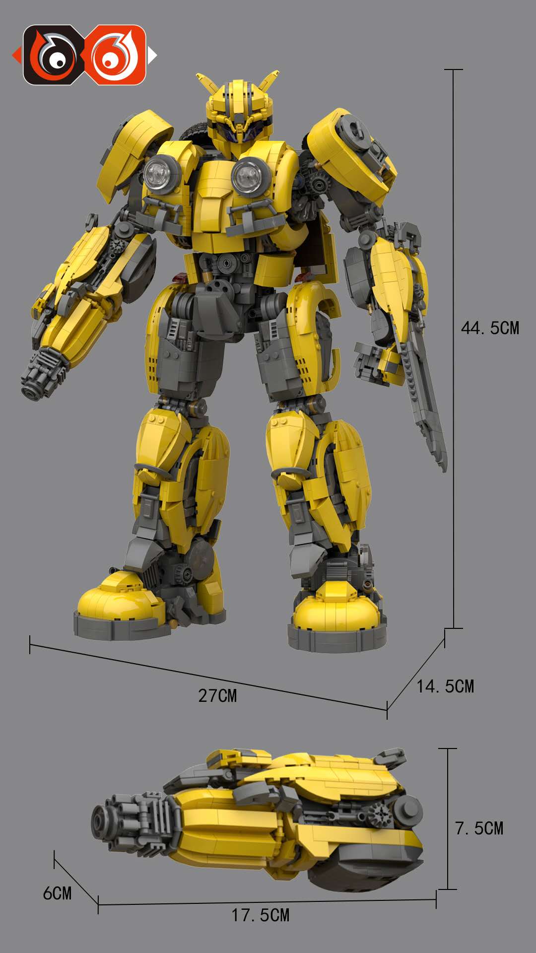 SixSix Bricks 663 Bumblebee - YWOBB