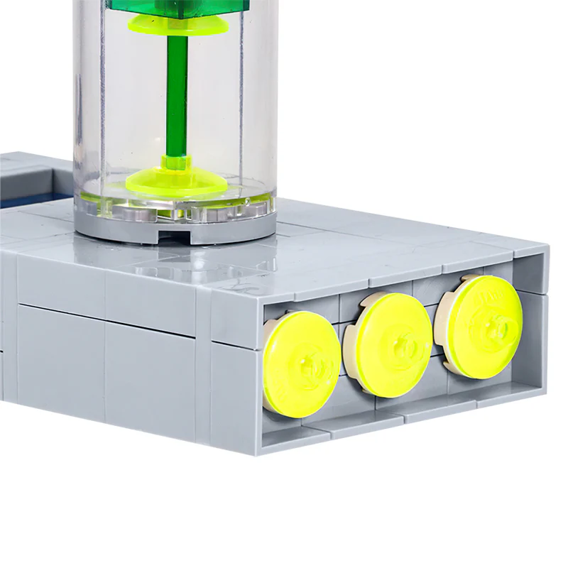 GOBRICKS MOC 19873 Rick & Morty Portal Gun - YWOBB