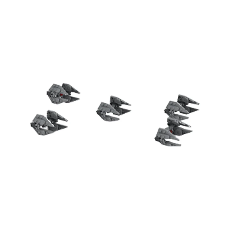 GOBRICKS MOC 143779 Ultramicro Starfighters in MANDALORIAN season 3 - YWOBB