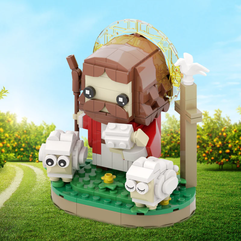 GOBRICKS MOC A0681 Creative Series-Shepherd Jesus - YWOBB