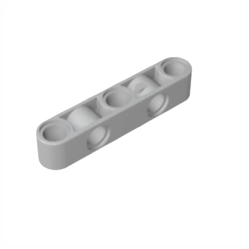 GOBRICKS GDS-1591 Liftarm Modified Perpendicular Holes Thick 1 x 5 - YWOBB