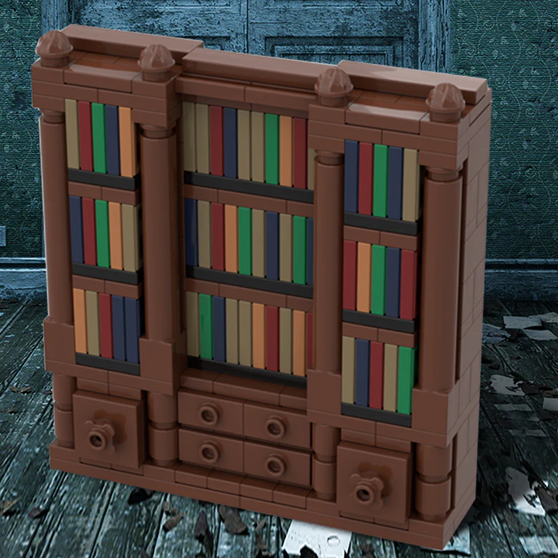 GOBRICKS MOC 117704 Book shelf - YWOBB