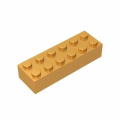 GOBRICKS GDS-543 Brick 2 x 6 - YWOBB