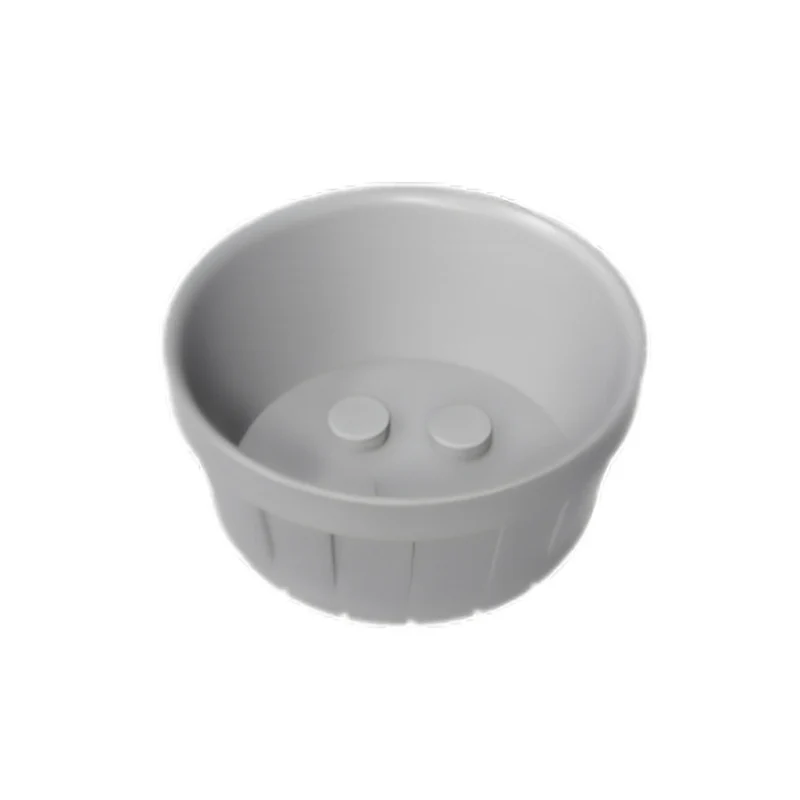 GOBRICKS GDS-M235 Container Barrel Half Large with Axle Hole - YWOBB