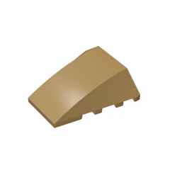 GOBRICKS GDS-730 Wedge 4 x 4 No Studs - YWOBB