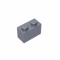 GOBRICKS GDS-532 Brick 1 x 2 - YWOBB