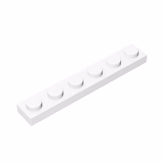 GOBRICKS GDS-505 Plate 1 x 6 - YWOBB