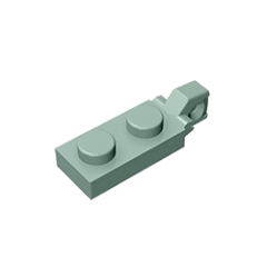 GOBRICKS GDS-820 Hinge Plate 1 x 2 Locking with 1 Finger On End - YWOBB