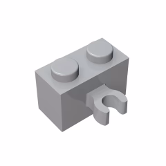 GOBRICKS GDS-651 Modified 1 x 2 with Open O Clip Thick - YWOBB