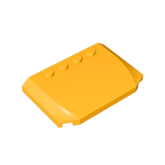 GOBRICKS GDS-1302 Wedge 4 x 6 x 2/3 Triple Curved - YWOBB