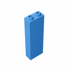 GOBRICKS GDS-740 Brick 1 x 2 x 5 - Blocked Open Studs or Hollow Studs - YWOBB