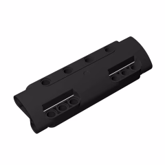 GOBRICKS GDS-1012 Panel Curved 11 x 3 with 10 Pin Holes through Panel Surface - YWOBB