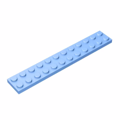 GOBRICKS GDS-515 Plate 2 x 12 - YWOBB