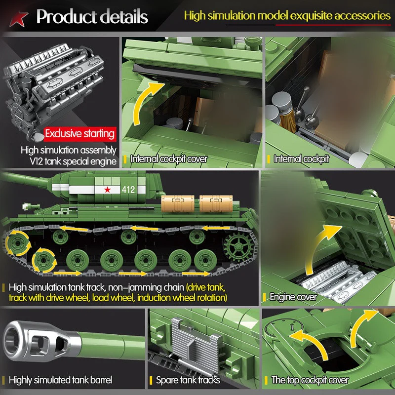 QuanGuan 100062 Soviet IS-2M Heavy Tank - YWOBB