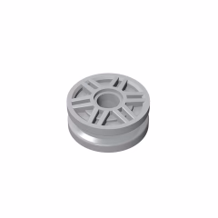 GOBRICKS GDS-1160 Wheel 18mm D. x 8mm with Fake Bolts and Deep Spokes with Inner Ring - YWOBB