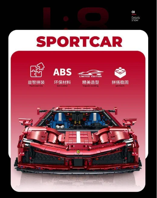 GULY 10623 1:8 Ferrari SF90 - YWOBB