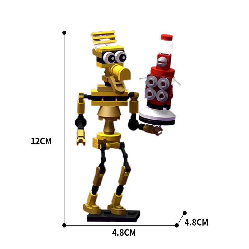 GOBRICKS MOC 178066 MST3K Tom & Crow - YWOBB