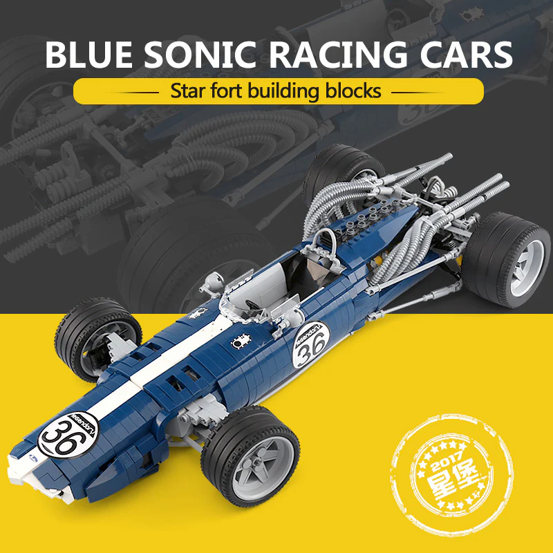 XINGBAO XB-03022 The Blue Racing Car - YWOBB
