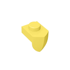 GOBRICKS GDS-869 Modified 1 x 1 with Tooth Vertical - YWOBB