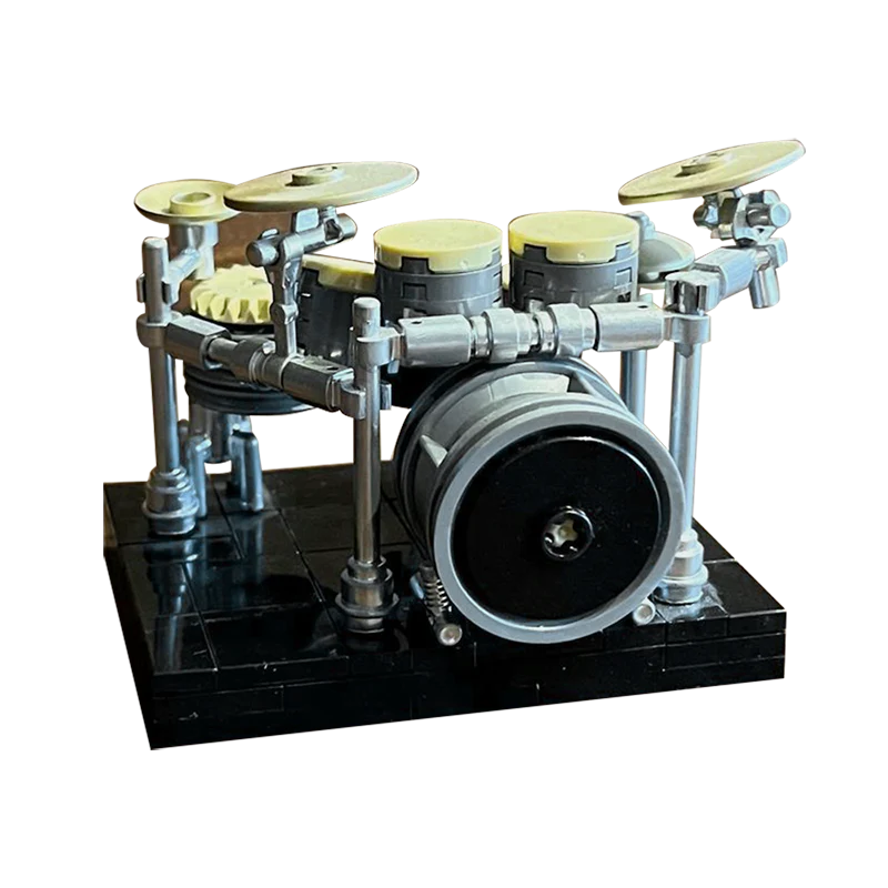 GOBRICKS MOC 121738 Drumset with Rack-System - YWOBB