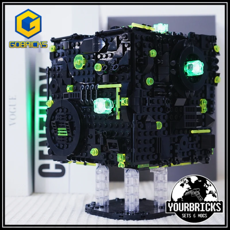 YOURBRICKS 60001 Star Trek Borg Cube with Lights - YWOBB