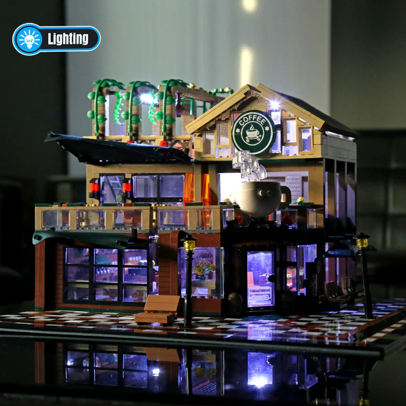 SEMBO 601093 Coffee Shop with LED lights - YWOBB