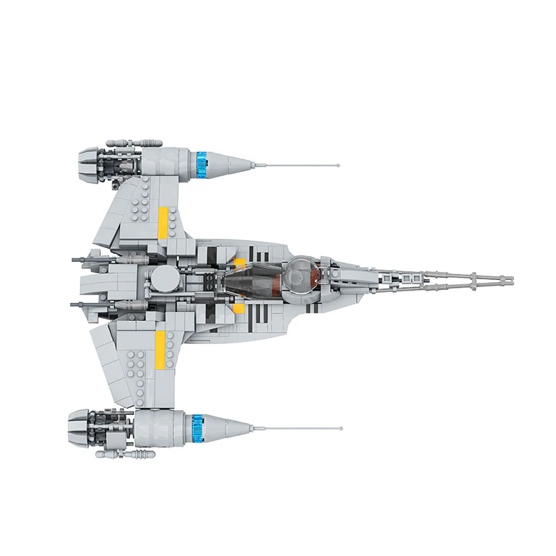 GOBRICKS MOC 99932 The Mandalorian-Din Djarin's N-1 Starfighter - YWOBB