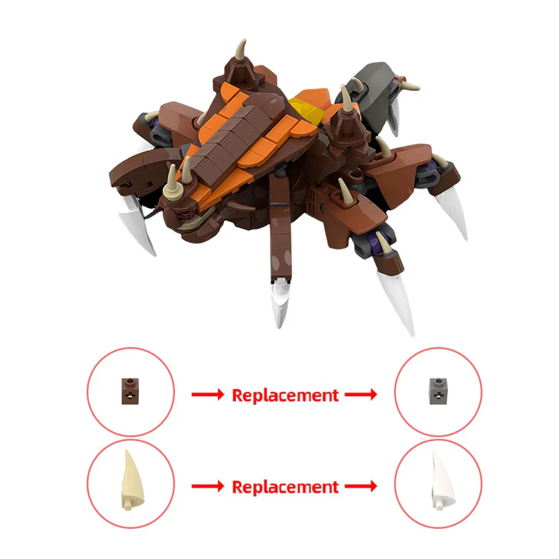 GOBRICKS MOC 162366 Zerg Lurker - YWOBB